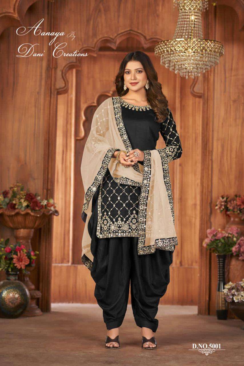 Aanaya Patiala Style Designer Party Wear Dress view 6
