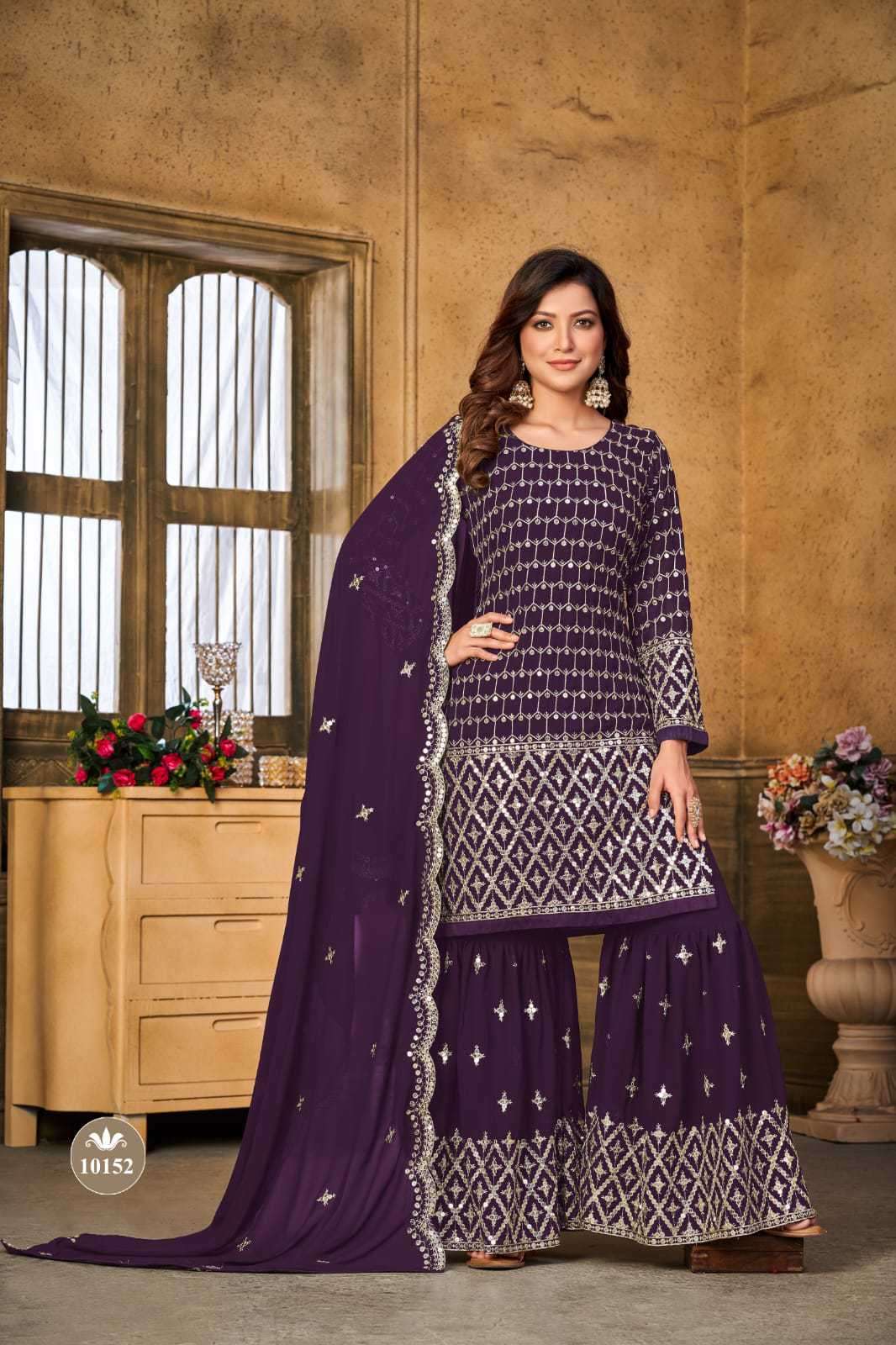 Anjubaa Vol 15 Heavy Designer Gharara Suit Partywear Collection New Arrivals view 6
