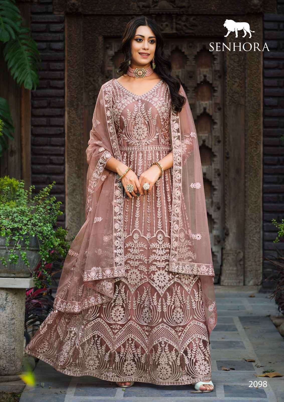 Senhora Amaira 2096 To 2099 Wedding Wear Anarkali Gown Partywear Collection view 11