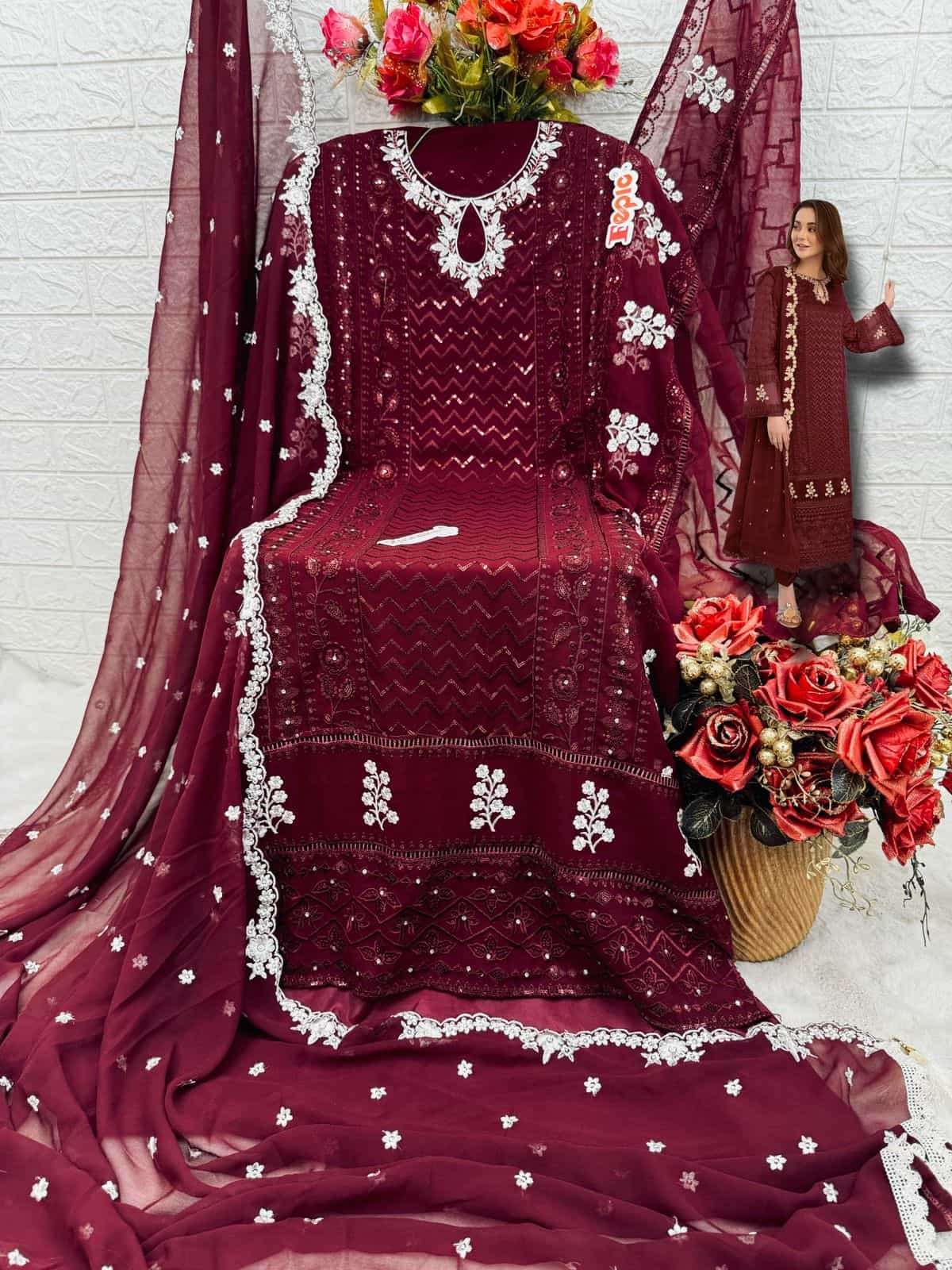 Fepic Rosemeen Embroidered Party Salwar Suit view 2