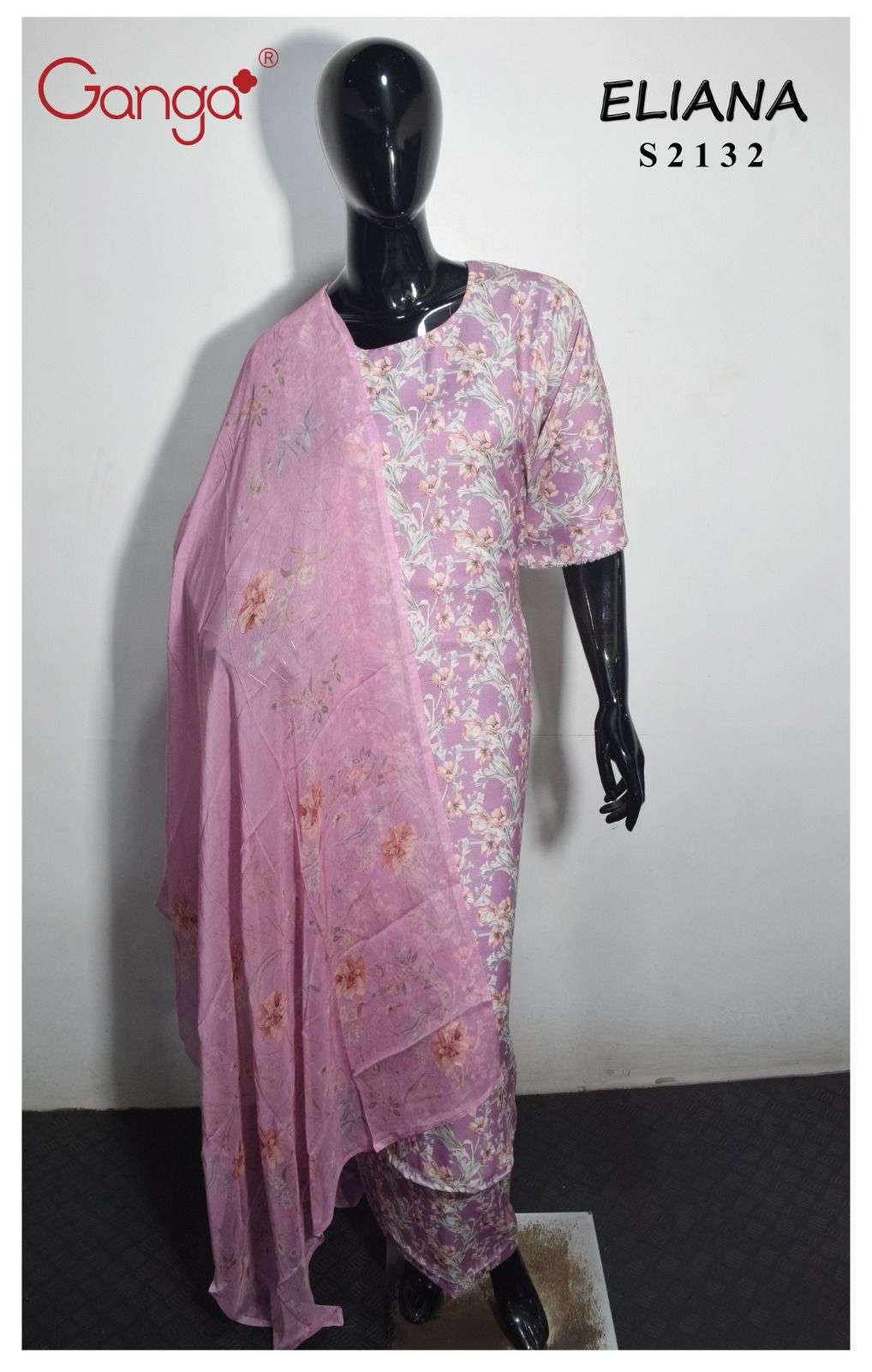 Ganga Eliana Digital Print Pashmina Branded Winter Suits view 22