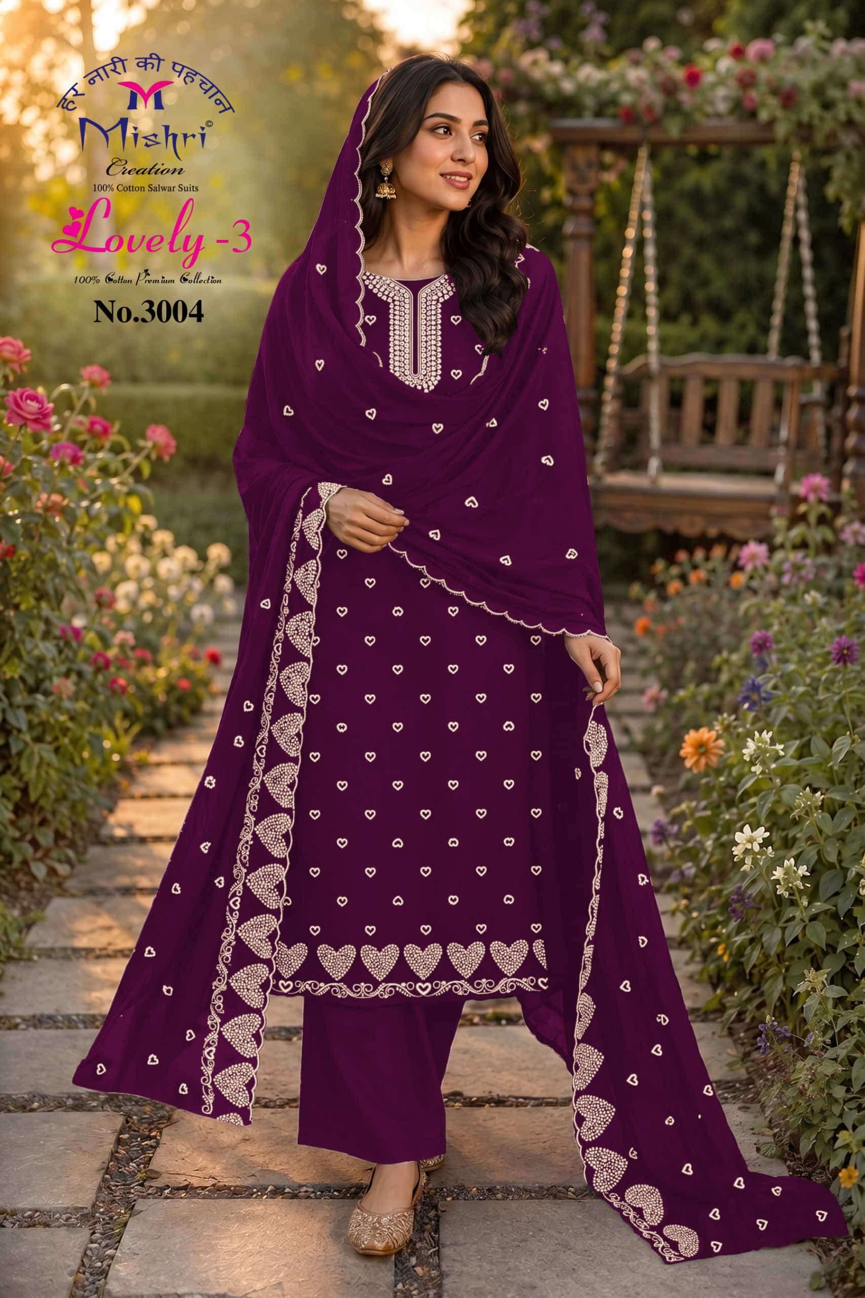 Mishri Lovely Vol 3 Exclusive Cotton Dress Material view 3
