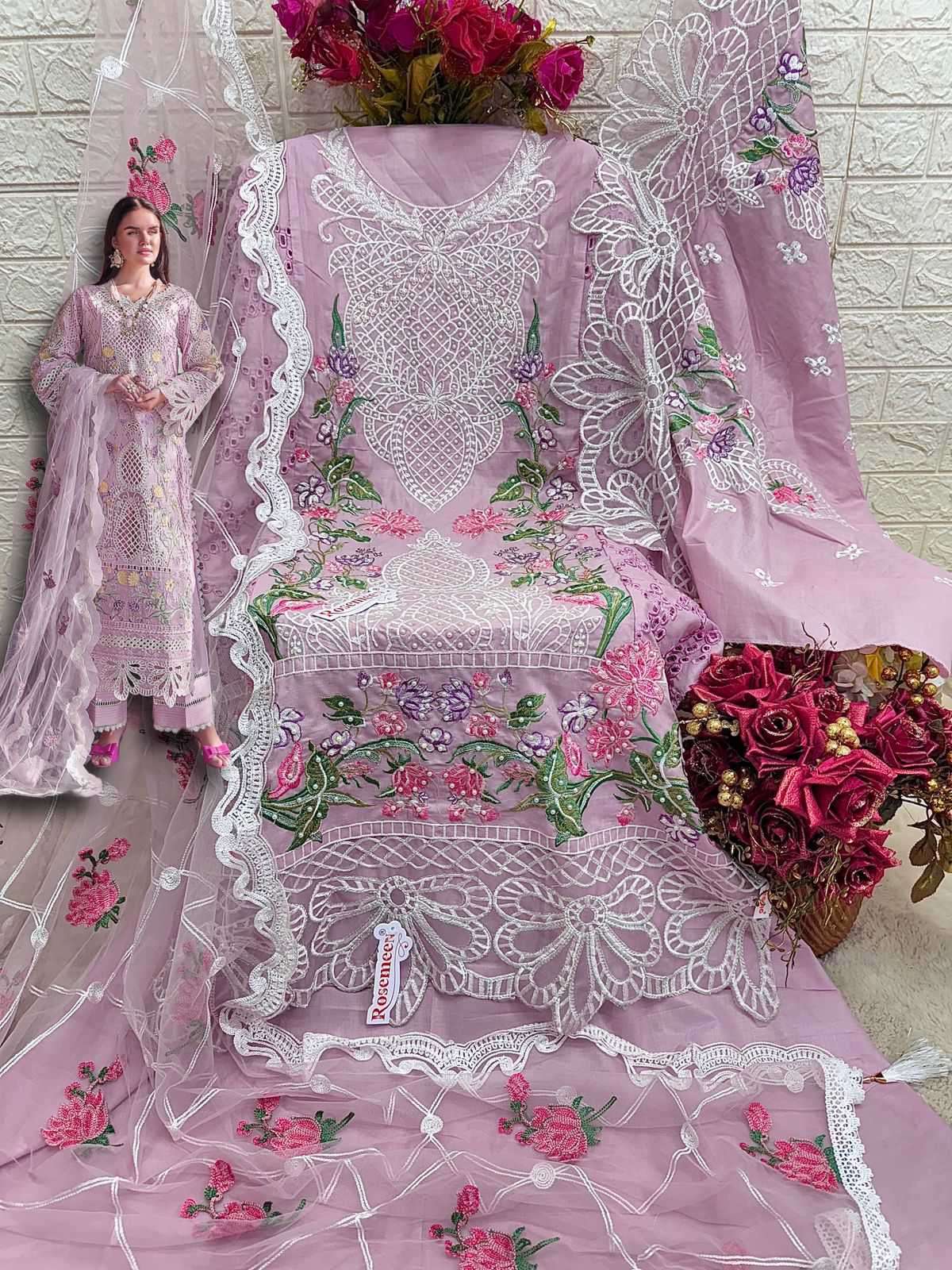 Fepic C 1790 Colors Designer Work Cotton Pakistani Suit New Designs view 4