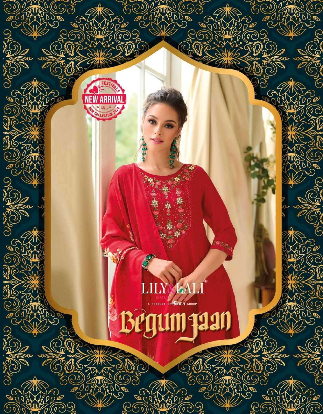 Lily & Lali Begum Jaan Anarkali Suit view 2