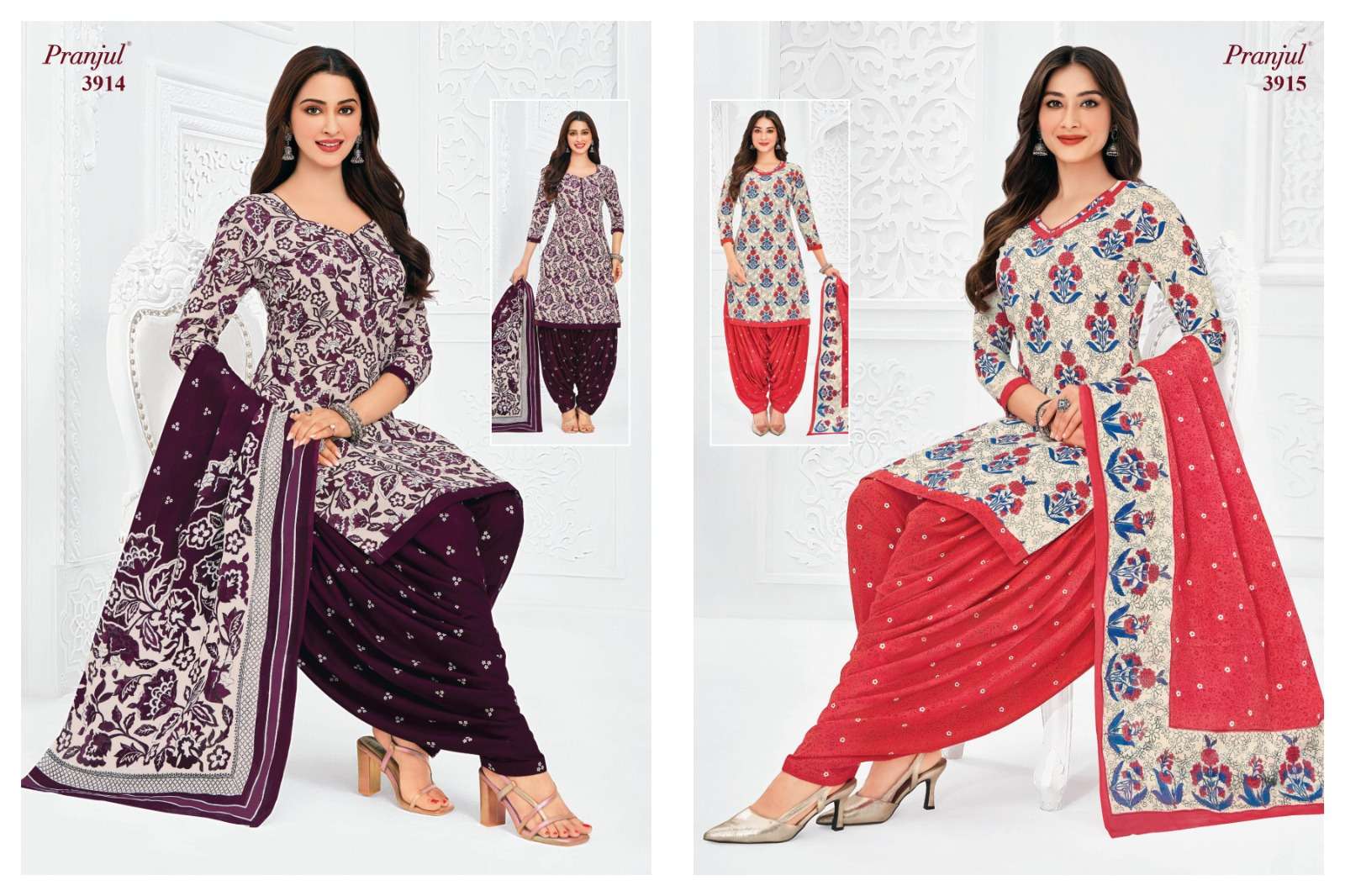 Pranjul Priyanshi Vol 39 Pure Cotton Dress Material view 4