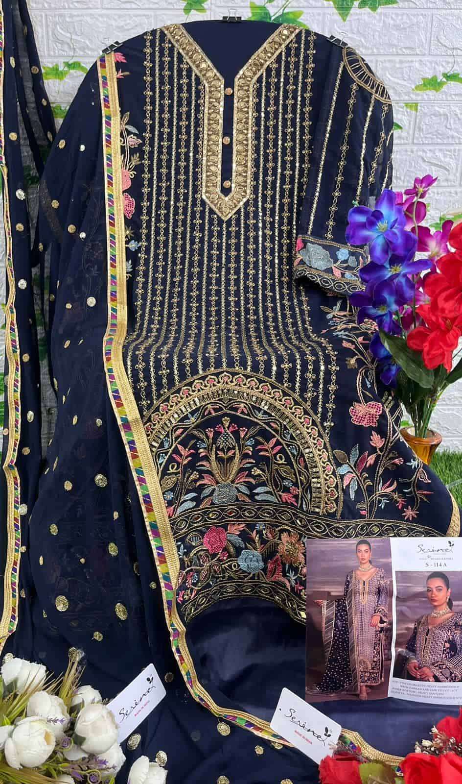 Megha Exports S 114 Colors Designer Work Pakistani Dress view 7