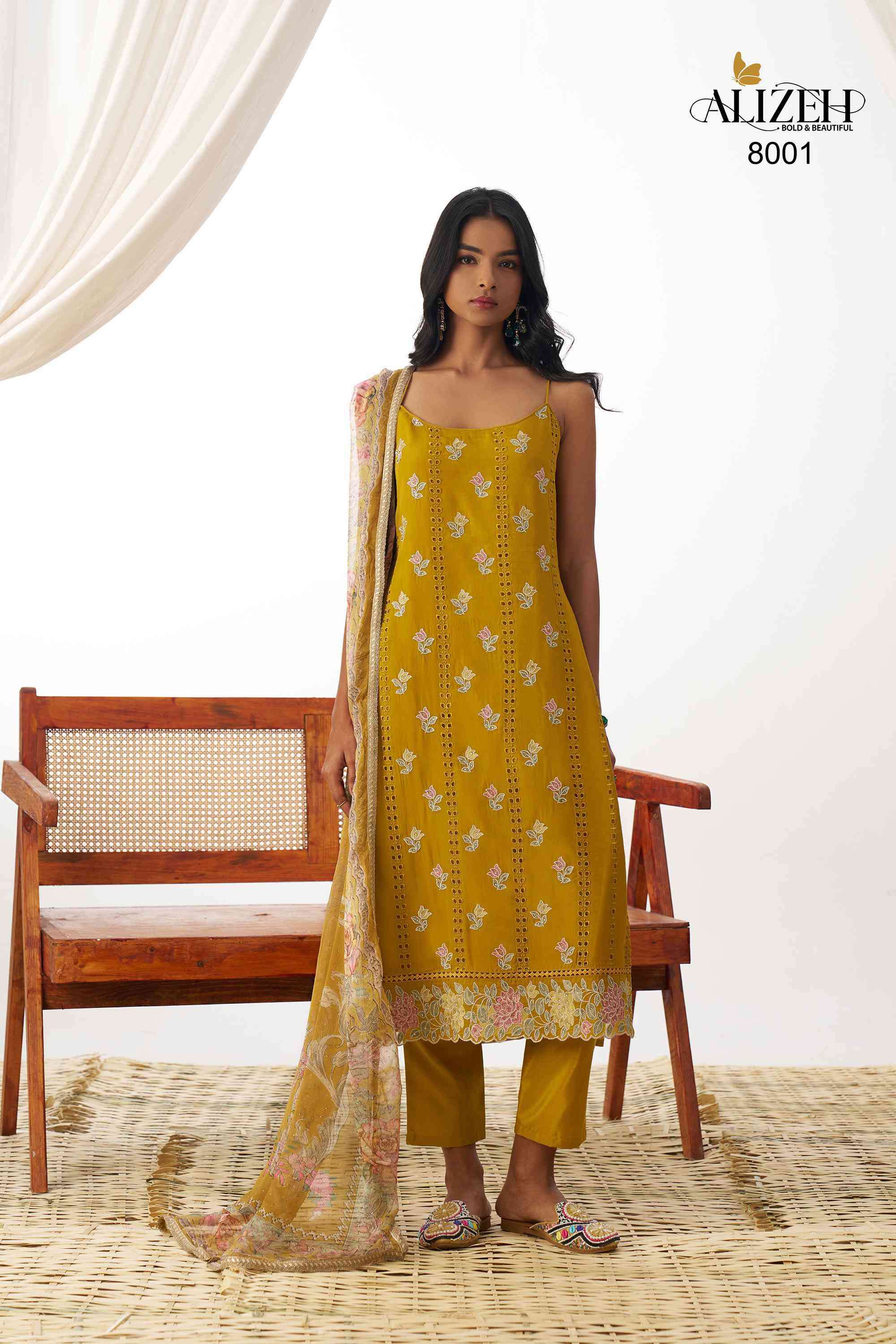 Alizeh Swara 8001 to 8004 Readymade Suit Collection Price Exporter view 6