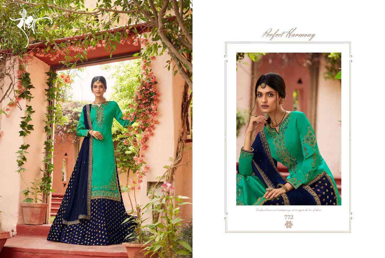 Radha Trends Sardarni Vol 2 771 To 775 Partywear Lehenga Style Designer Dress view 5