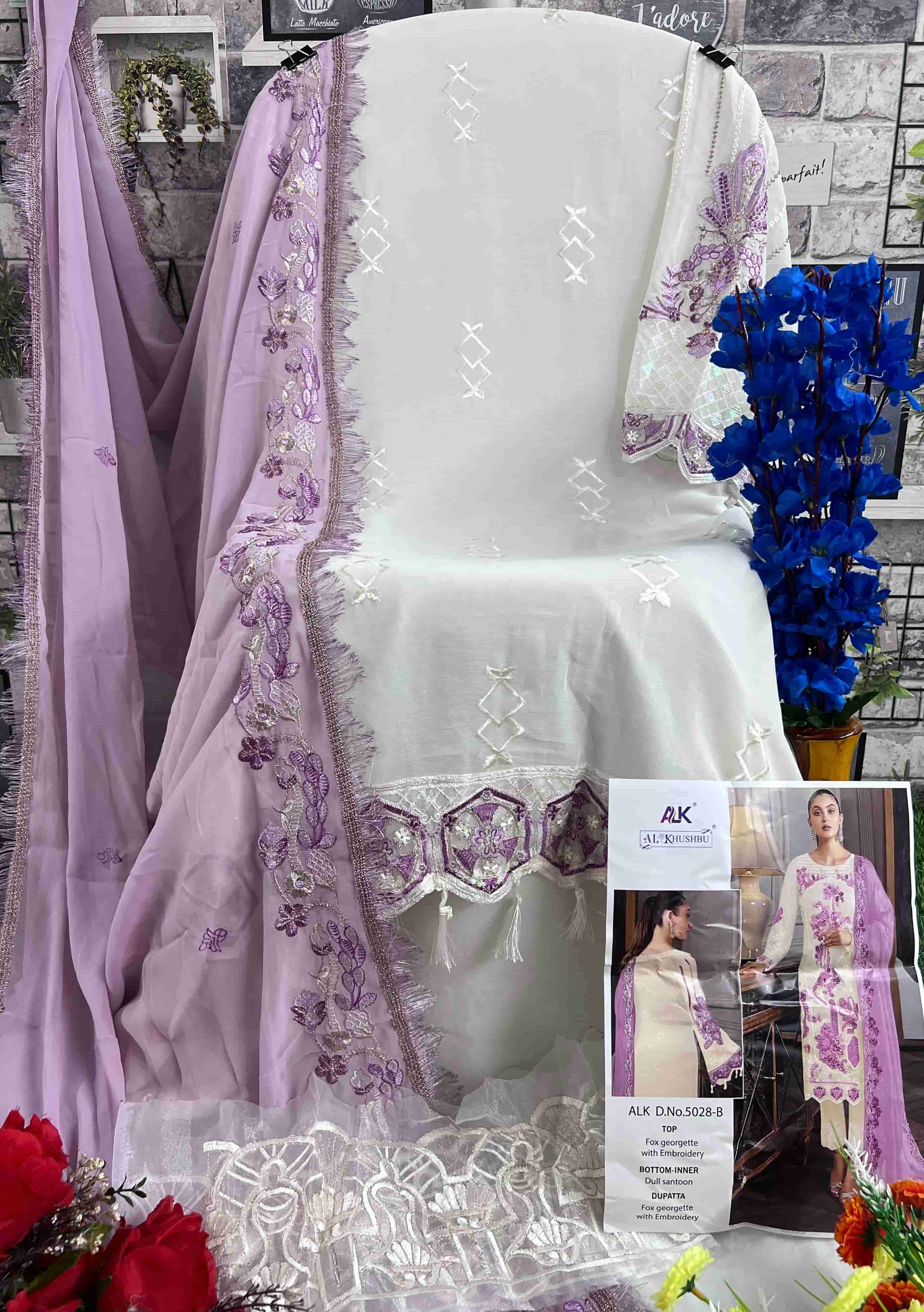 Al Khushbu 5028 Hits Colors Pakistani Fancy Designer Style Festive Wear Collection view 7