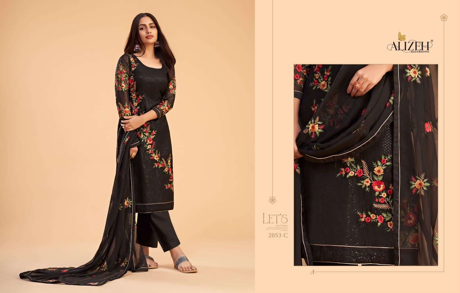 Alizeh Zaida Vol 12 Festive Designer Salwar view 6