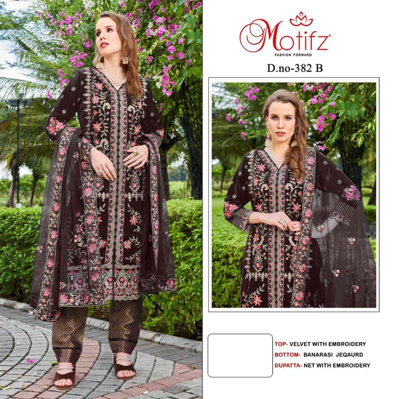 Motifz 382 Colors Pakistani Heavy Designer Party Wear Salwar Suit view 2