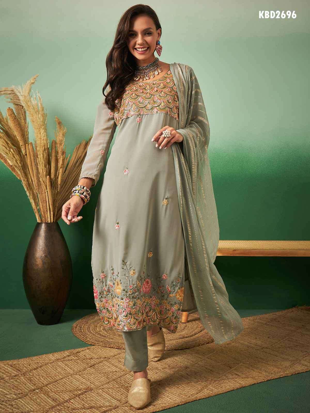 Mahotsav Hanika 2687 To 2698 Stylish Designer Georgette Suits Online Collection view 5