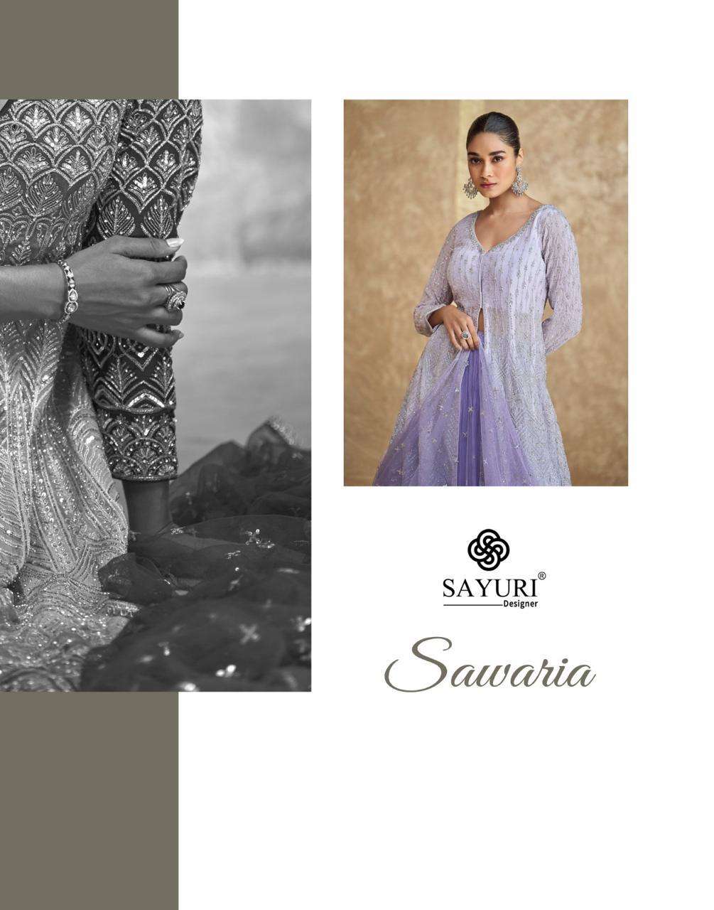 Sayuri Sawaria 5611 Hit Design Indo Western Dress Partywear Collection view 2