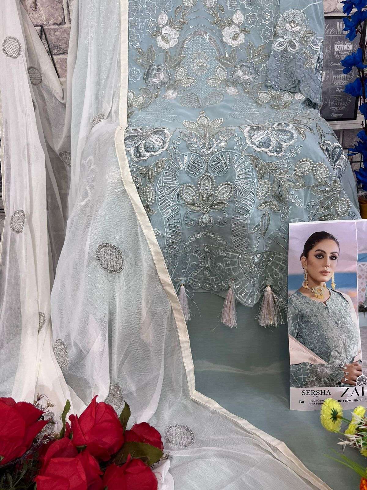 Zaha Sersha Vol 2 Fancy Pakistani Suit view 11