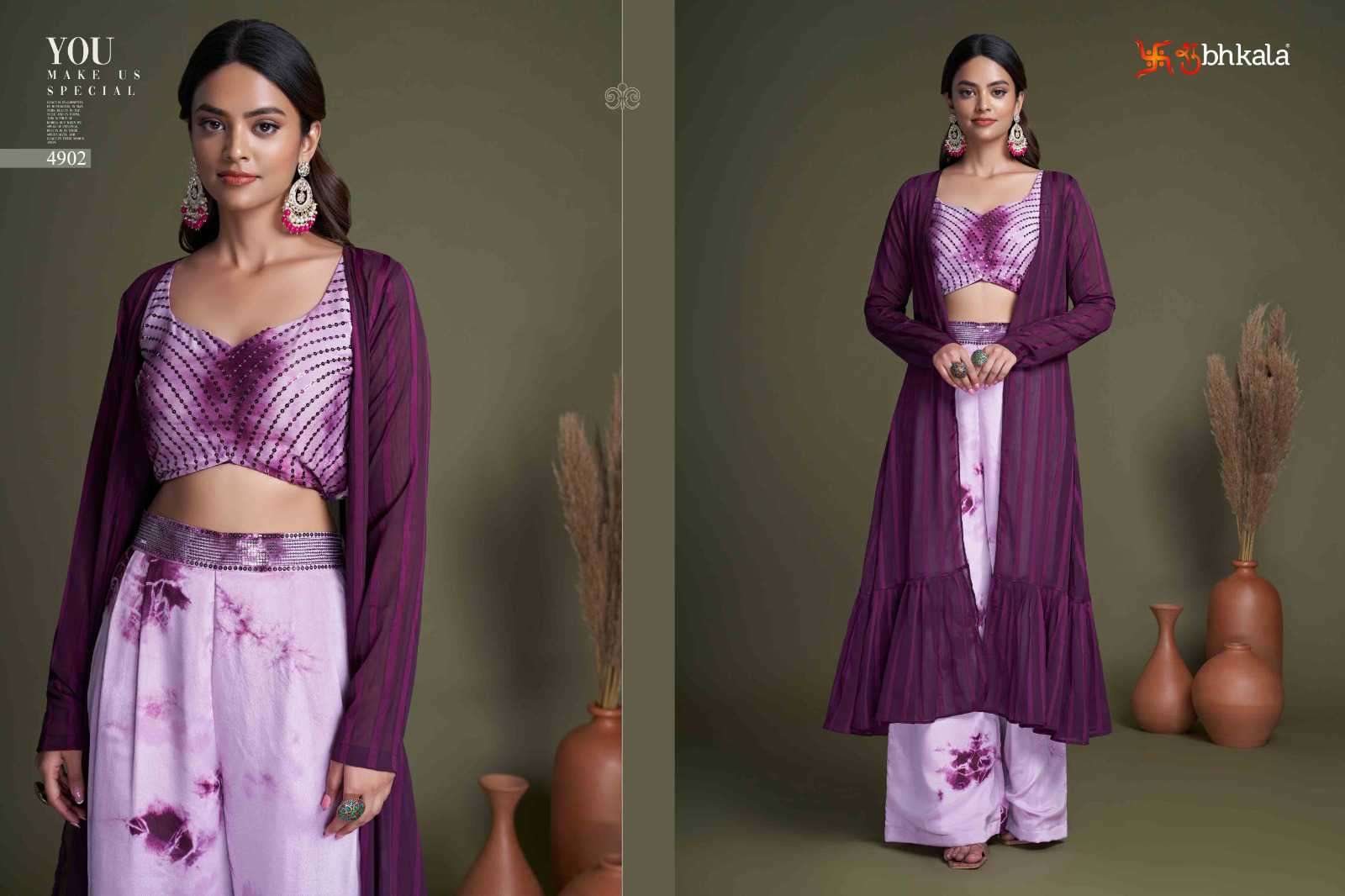 Shubhkala Flory Vol 34 Exclusive Shrug Style 3 Piece Stylish Western Outfit view 2