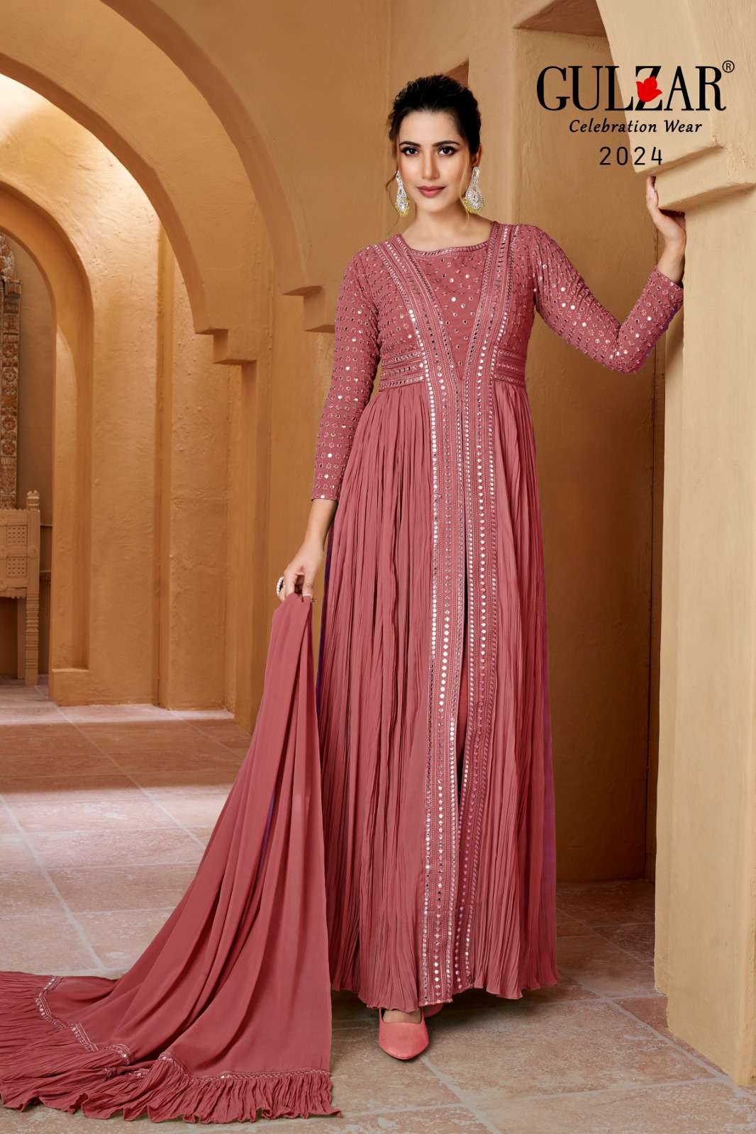 Gulzar Rhea Exclusive Designer Party Wear Dress view 12