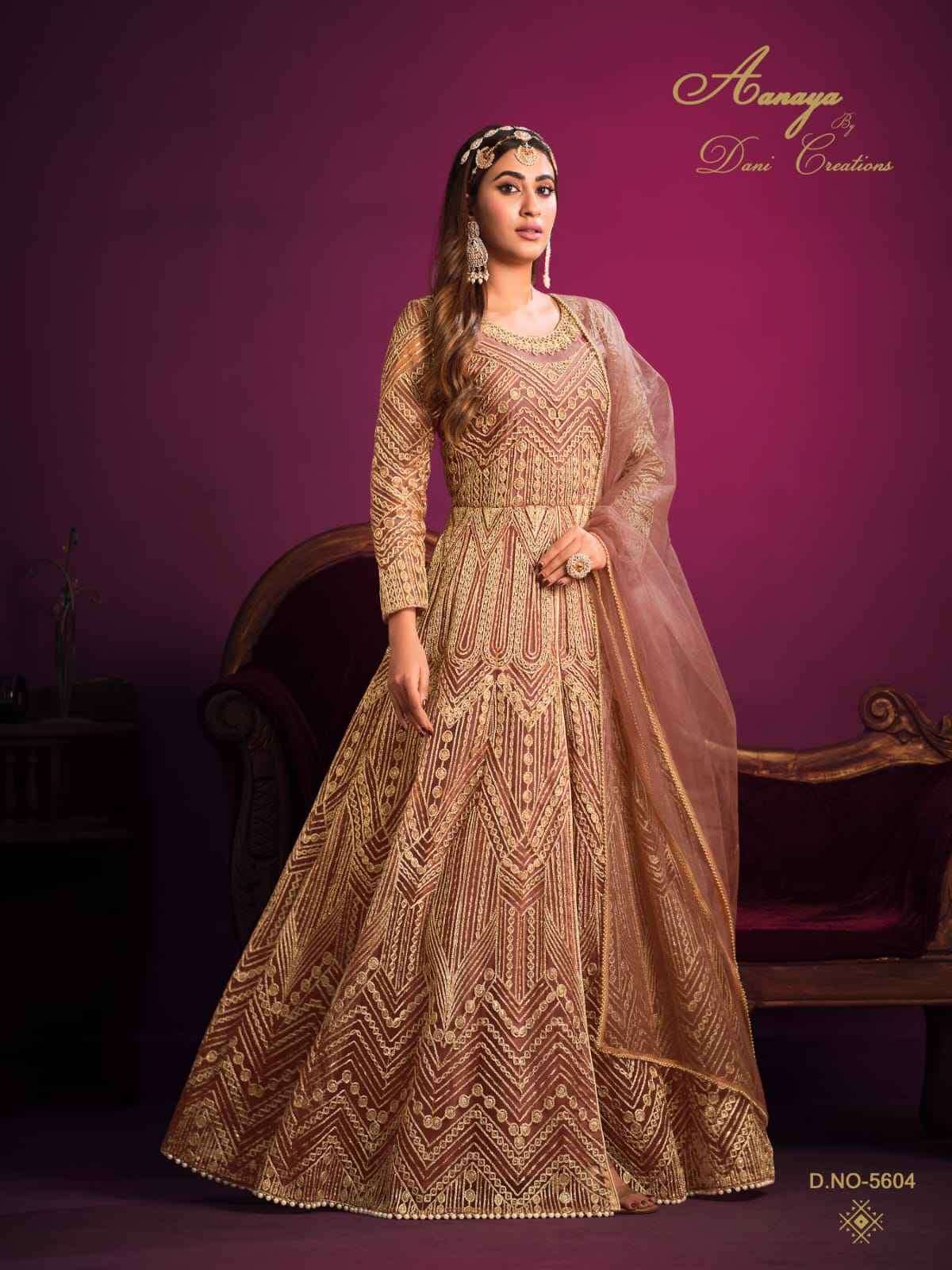 Aanaya Vol 156 Stylish Front Cut Partywear Designer Dress view 4