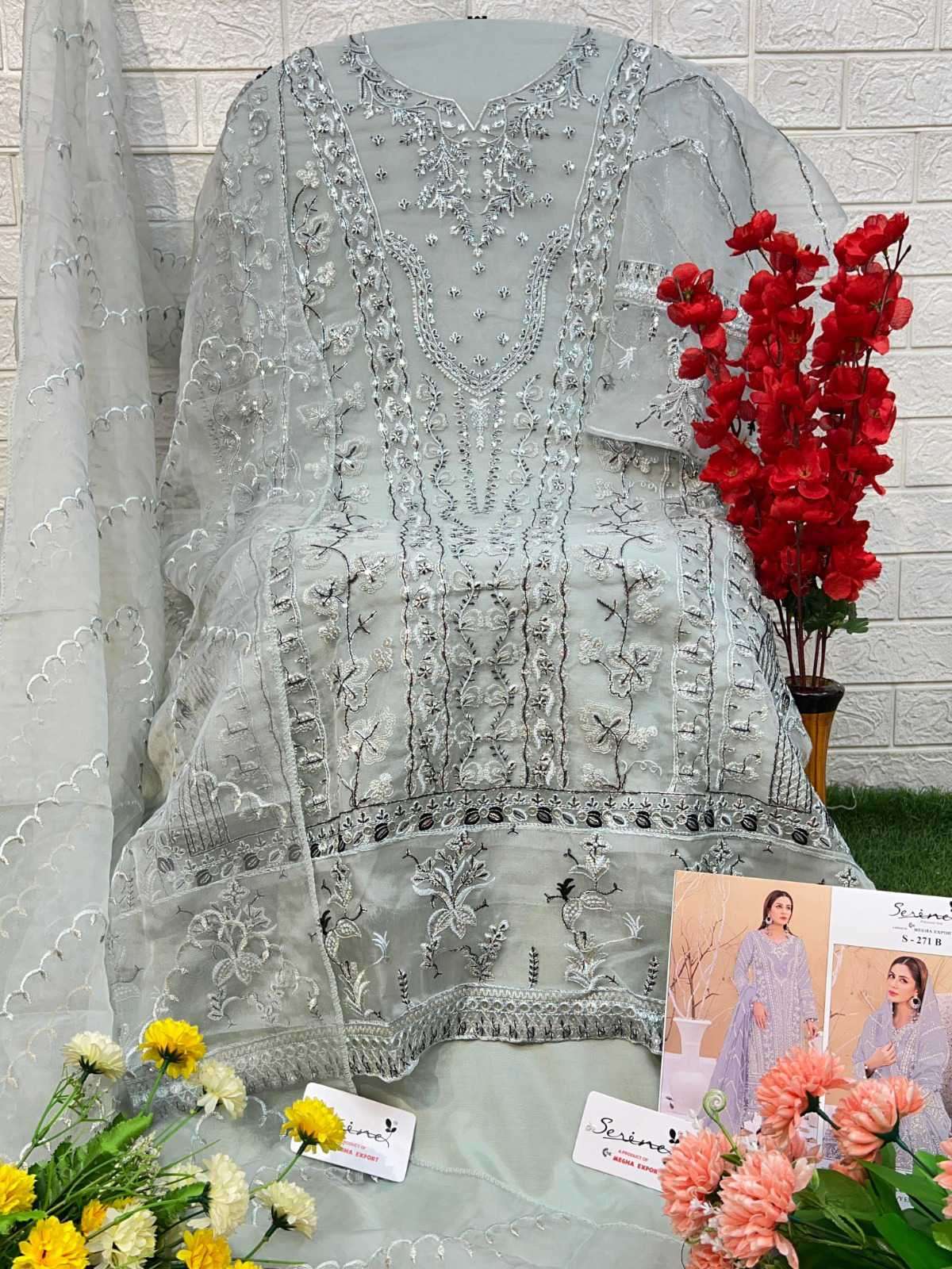 Serine S 271 Colors Wedding Wear Pakistani Designer Suit New Arrivals view 5
