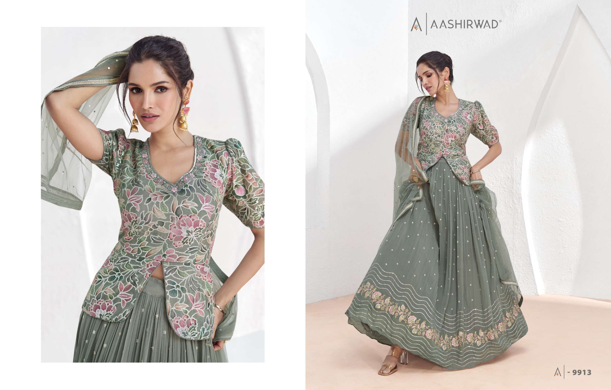 Aashirwad Aarzoo Indo-Western Readymade Dress view 2