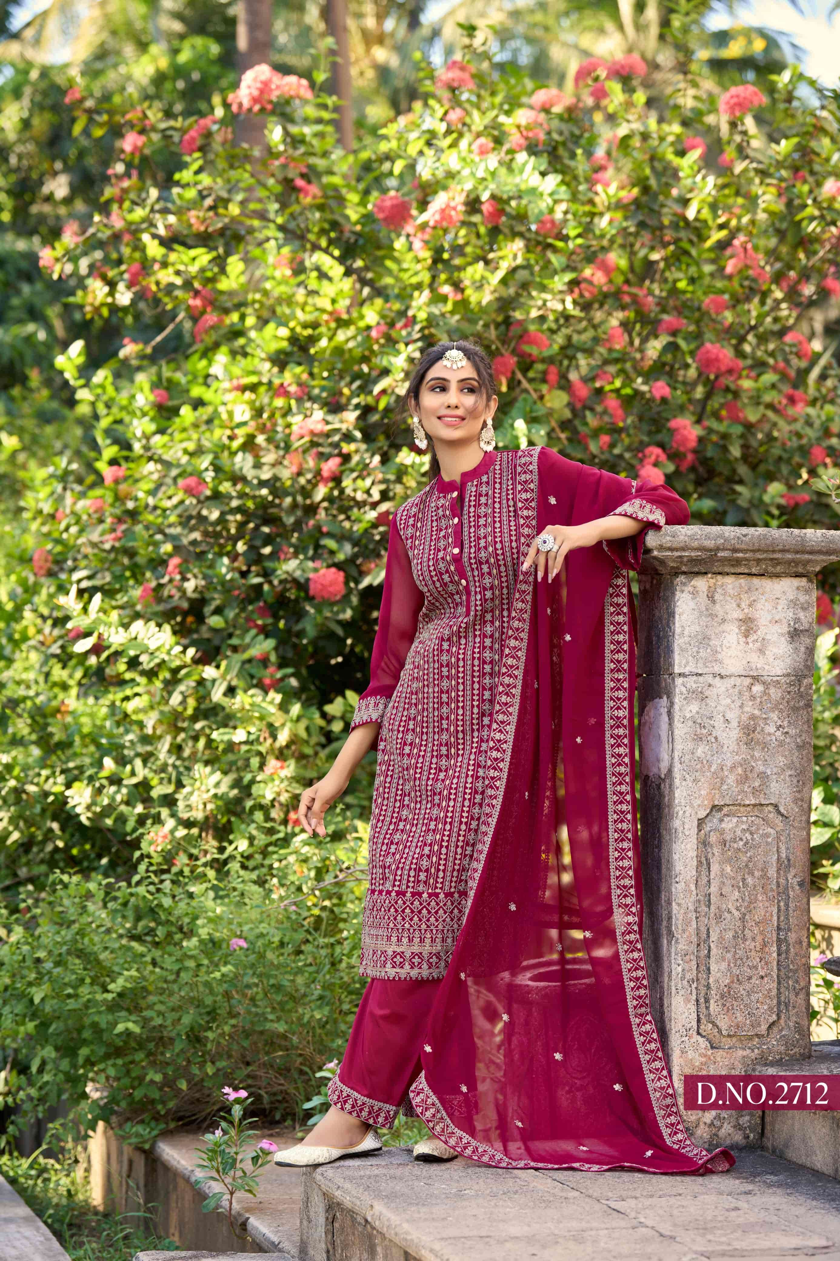 Aanaya Twisha Vol 27 Party Wear Silk Suit view 2