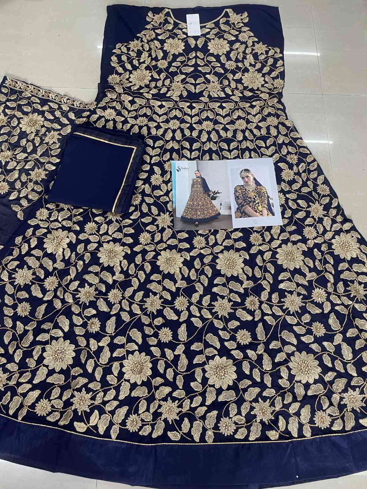 Senhora Mahek Vol 28 Heavy Designer Gown Wedding Wear Collection view 11