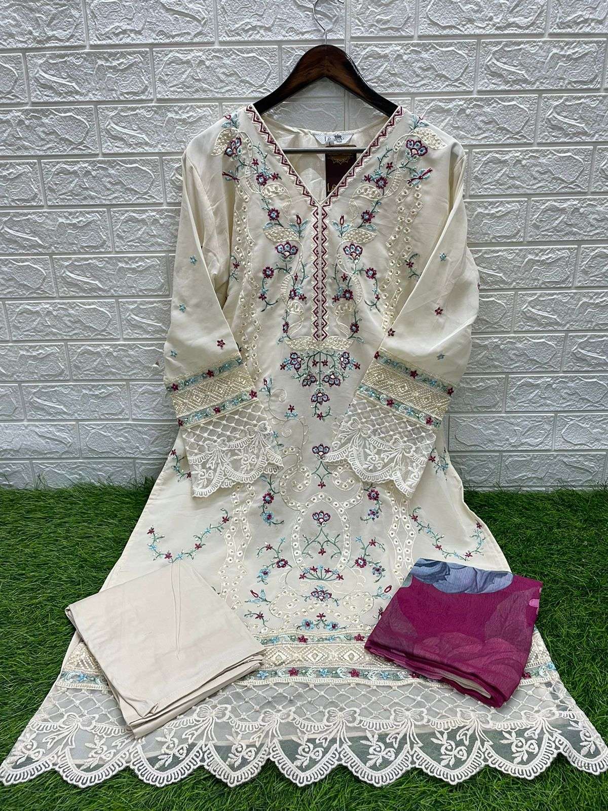 Laxuria Trends 1326 Fancy Designer Style Pakistani Readymade Suit Exporters view 4