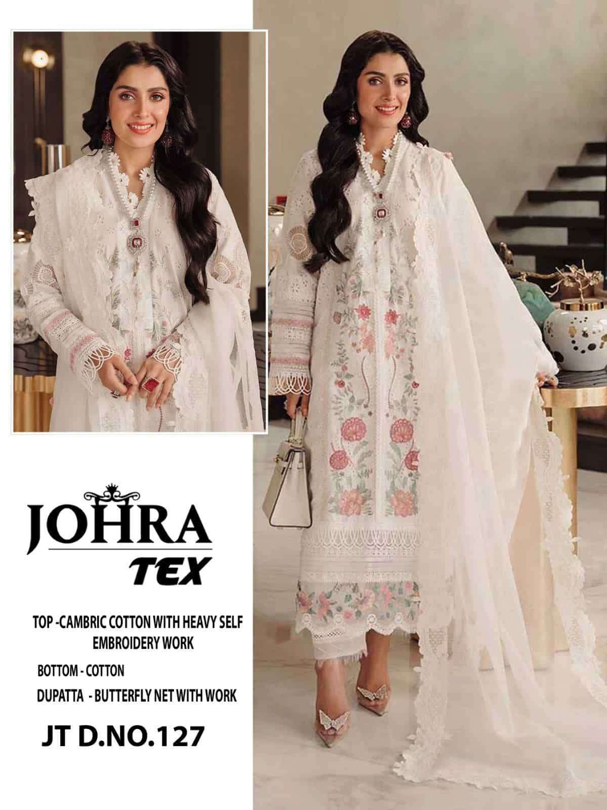 Johra Tex JT-127 Designer Cotton Salwar Suit view 2