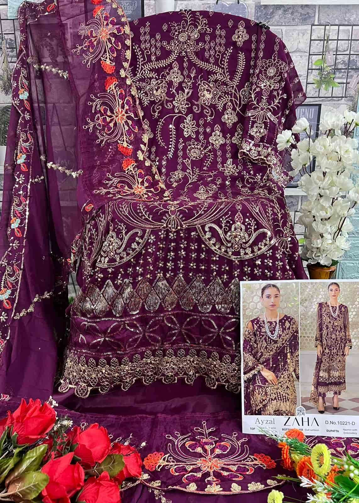 Zaha Ayzal Vol 1 Pakistani Latest Designs Style Wedding Wear Suit Wholesalers view 7