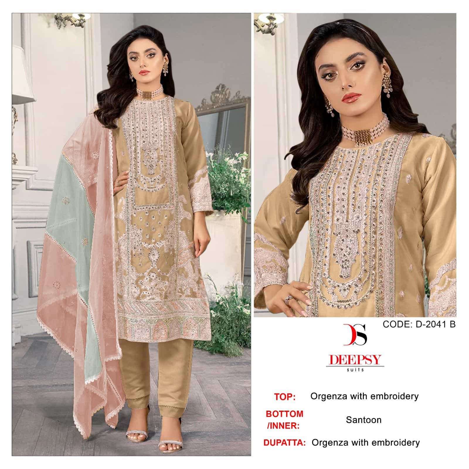 Deepsy D 2041 Colors Pakistani Latest Heavy Designer Festive Wear Suit Wholesalers view 4
