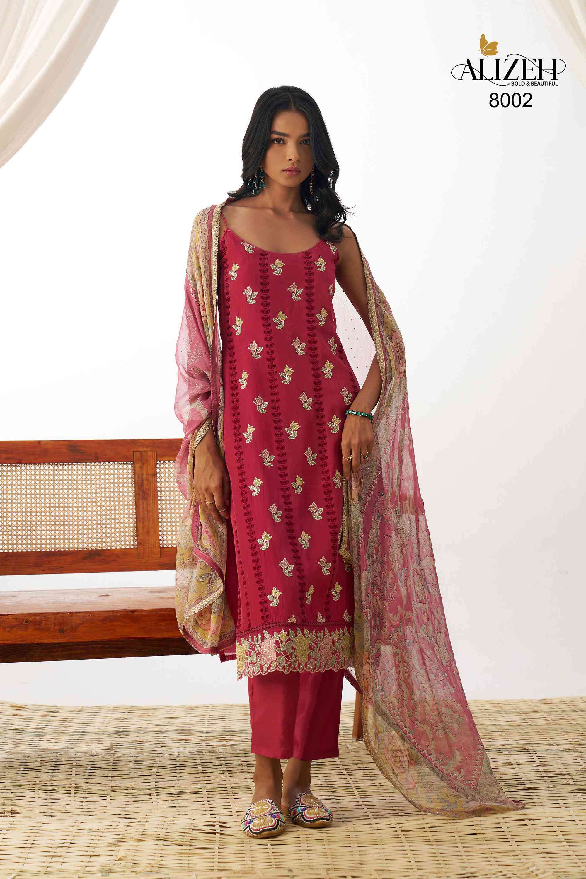 Alizeh Swara 8001 to 8004 Readymade Suit Collection Price Exporter view 11