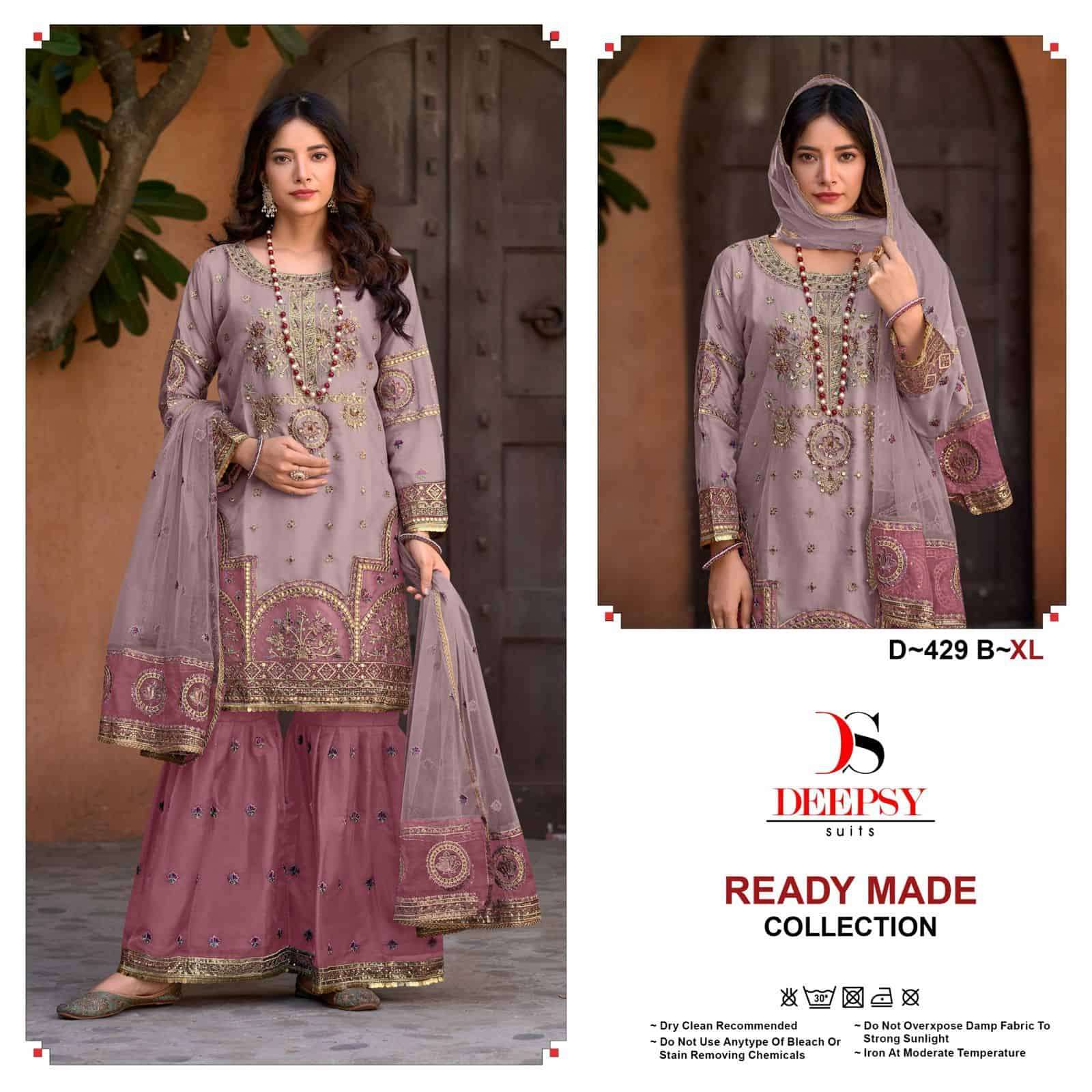 Deepsy D 429 B Latest Designer Pakistani Embroidered Readymade Collection