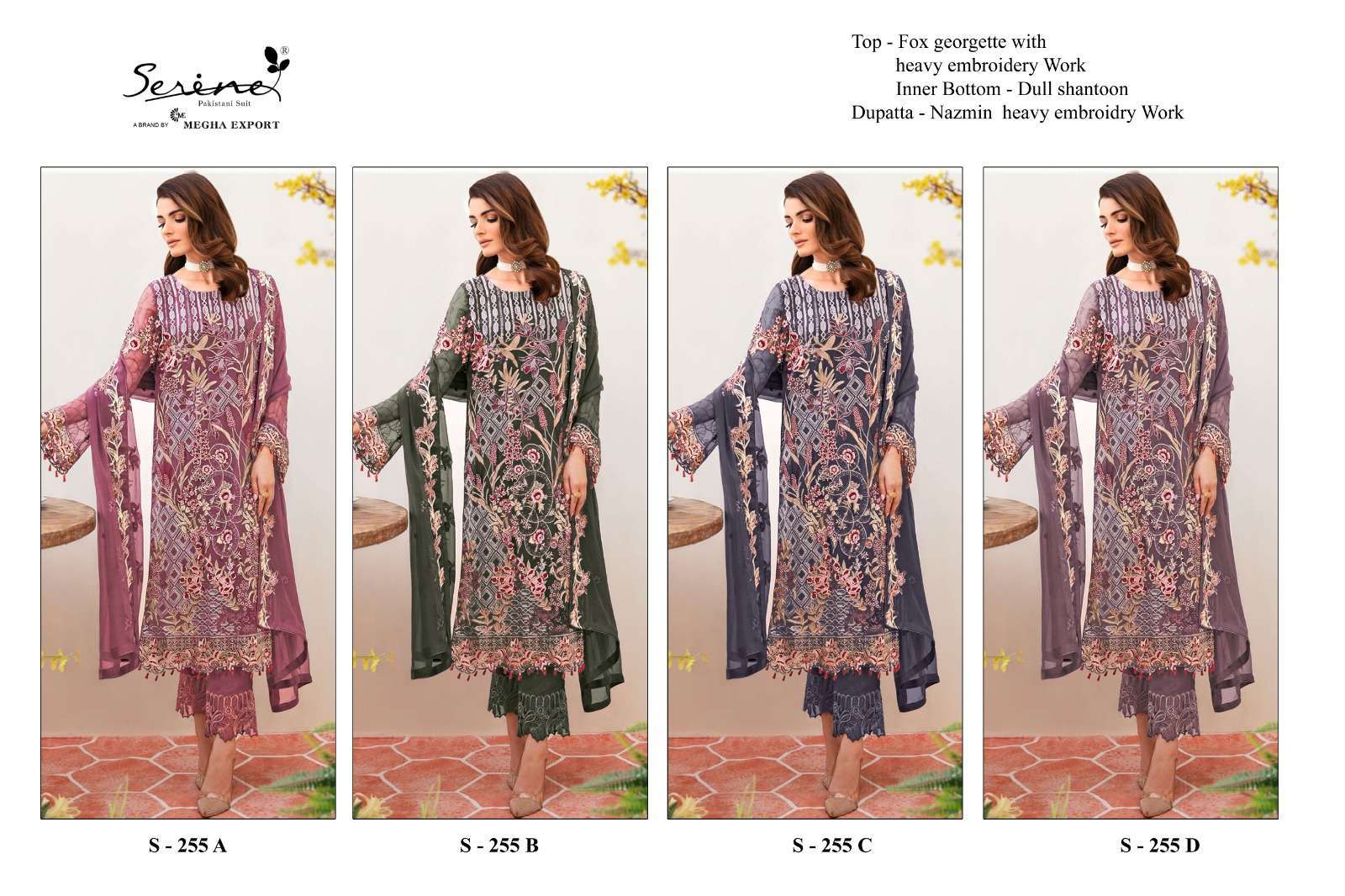 Serine S 255 Colors New Designs Pakistani Dress Festive Collection view 5