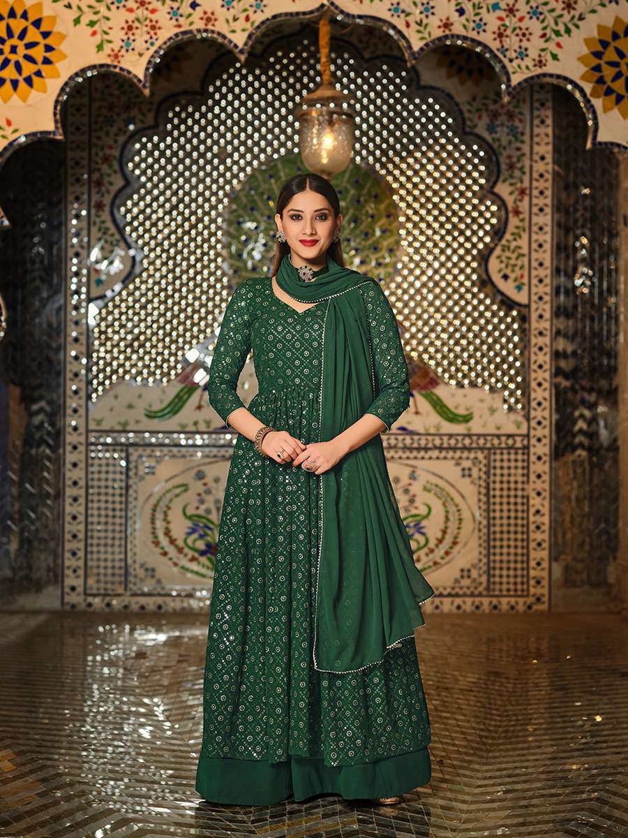 Senhora Mir Vol 33 New Designer Partywear Single Suit view 10
