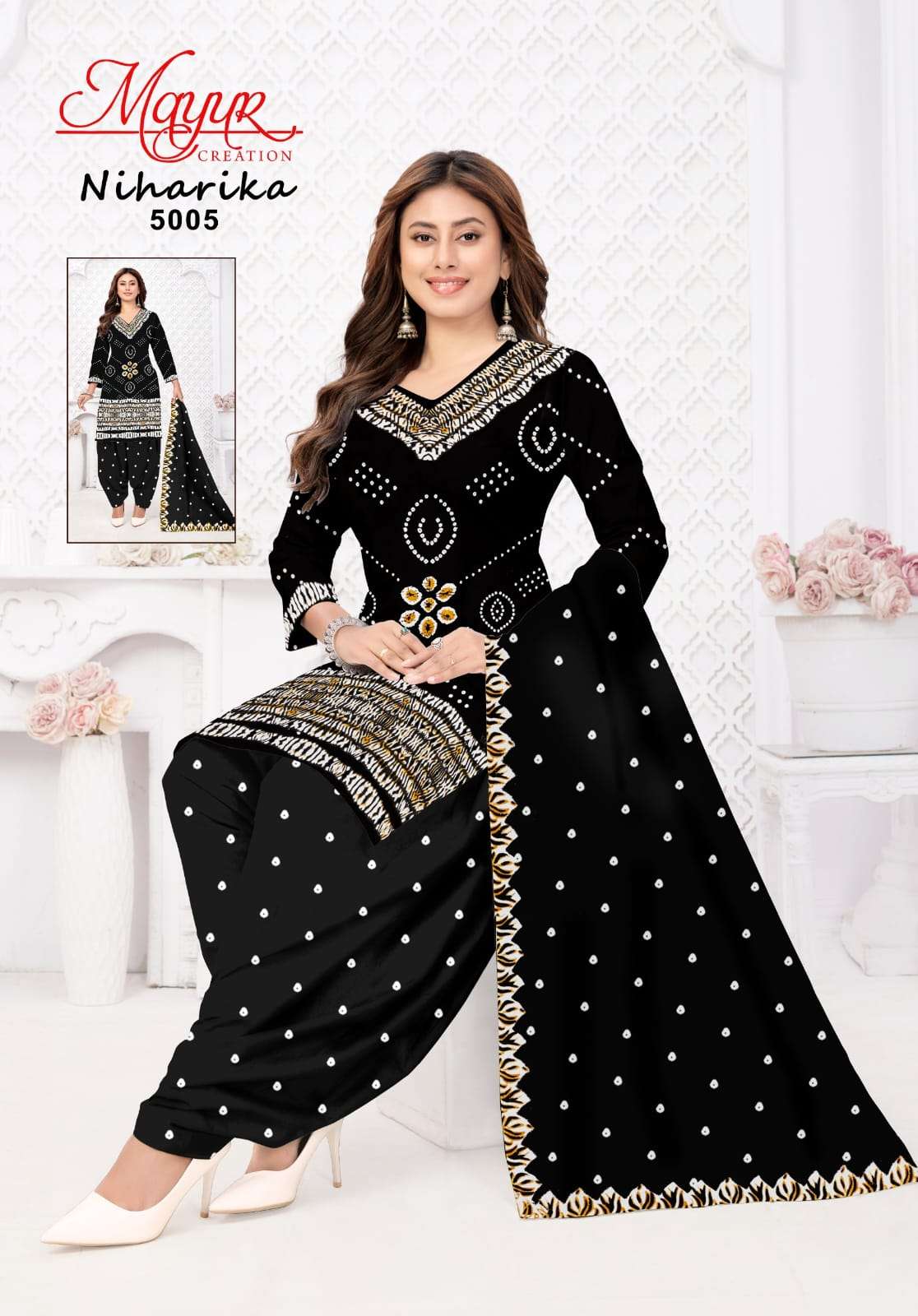 Mayur Niharika Vol 5 Pure Cotton Dress Material view 8