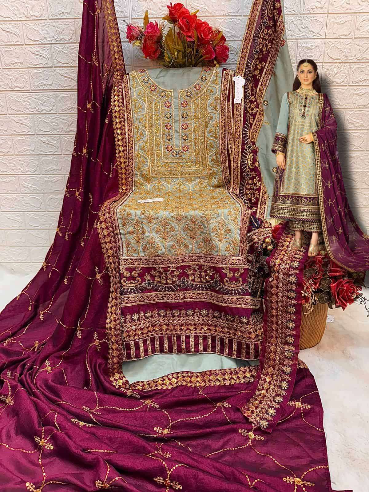 Fepic C 1710 Pakistani Fancy Designer Stylish Festive Wear Suit Online view 2