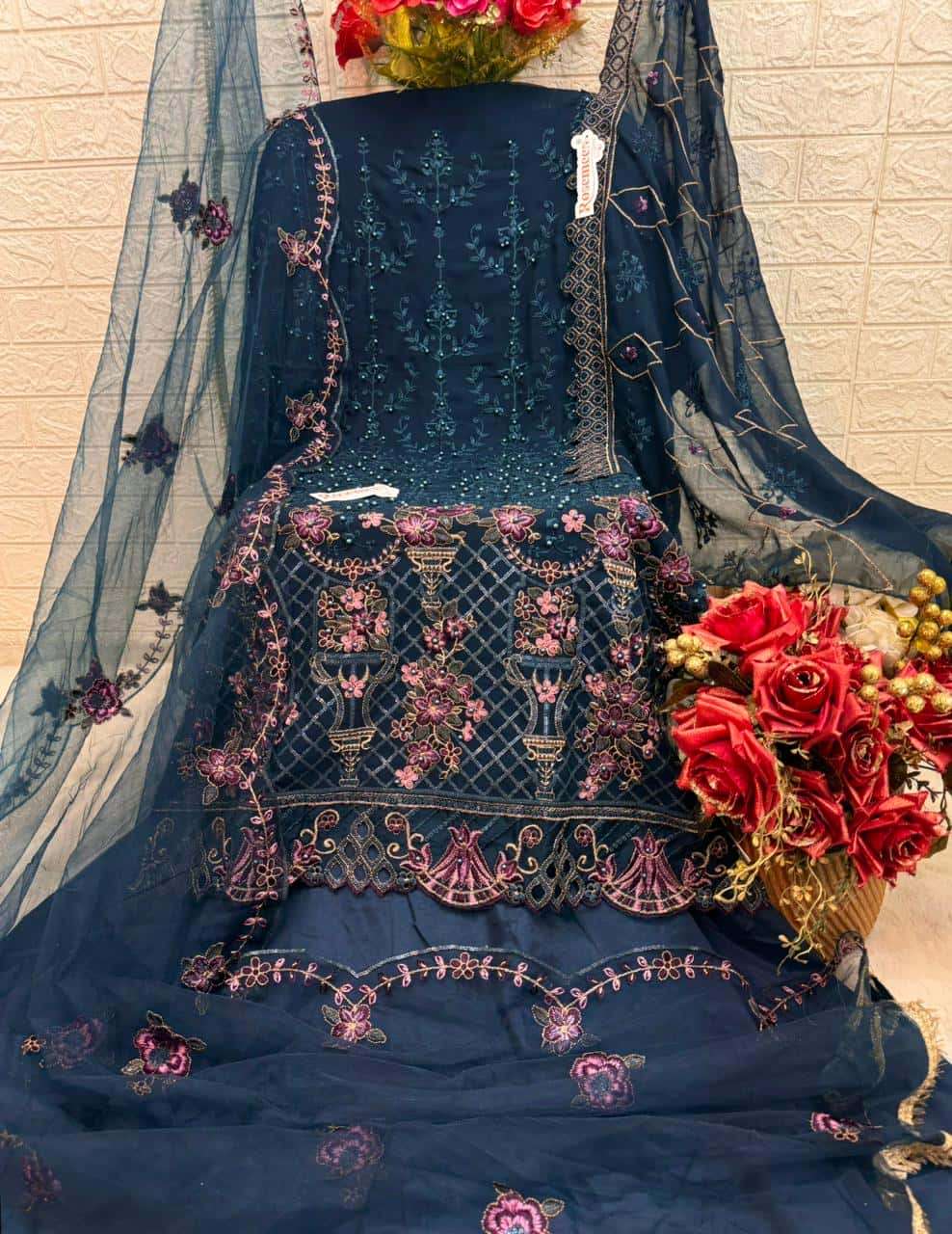 Fepic C 1779 Colors Pakistani Designer Georgette Salwar Suit Wholesalers view 6