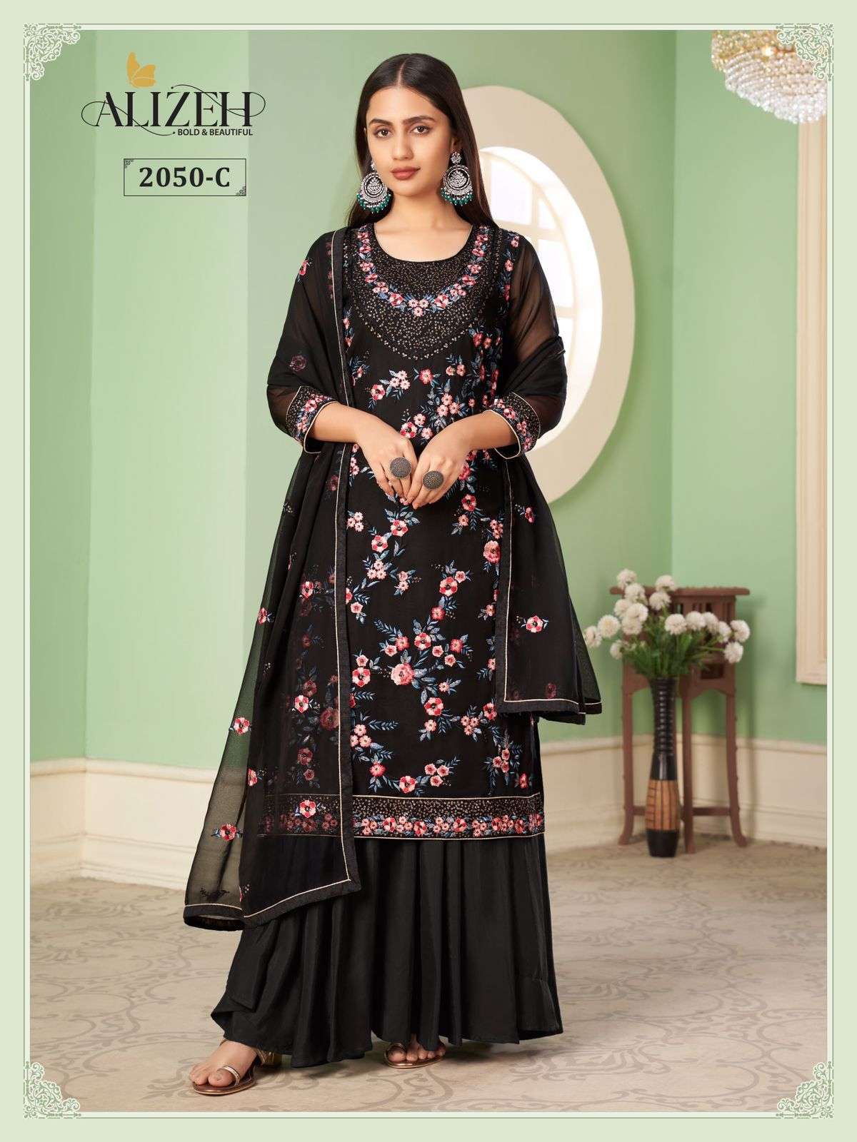 Alizeh Zaida Vol 10 Party Wear Sharara Salwar Kameez New Collection view 26