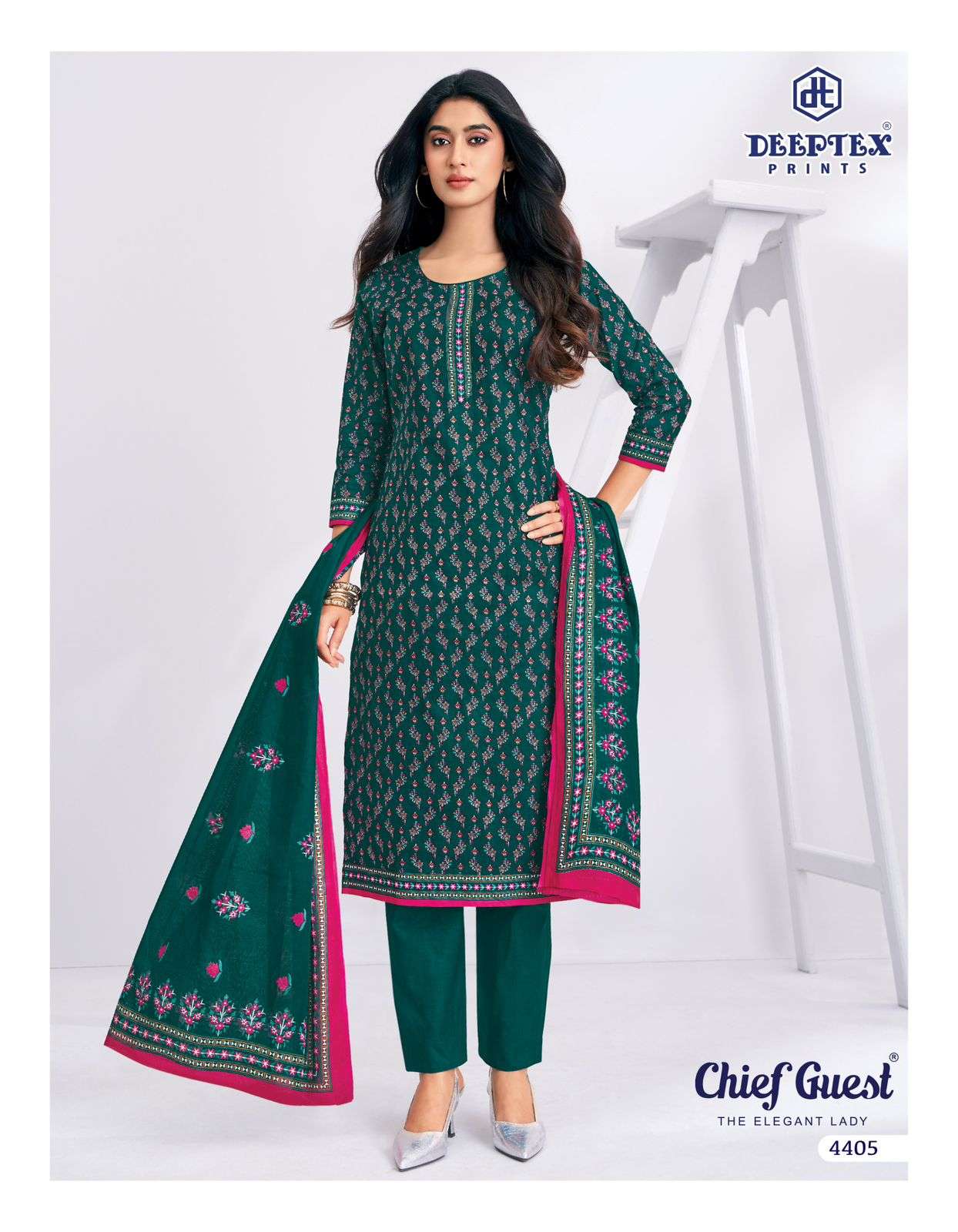 Deeptex Chief Guest Vol 44 Heavy Cotton Dress Material view 12