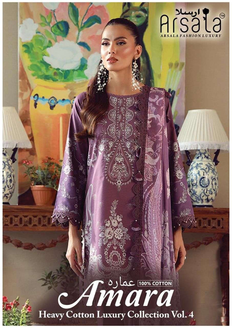 Arsala Amara Vol 4 Fancy Cotton Salwar Suit Catalog view 2