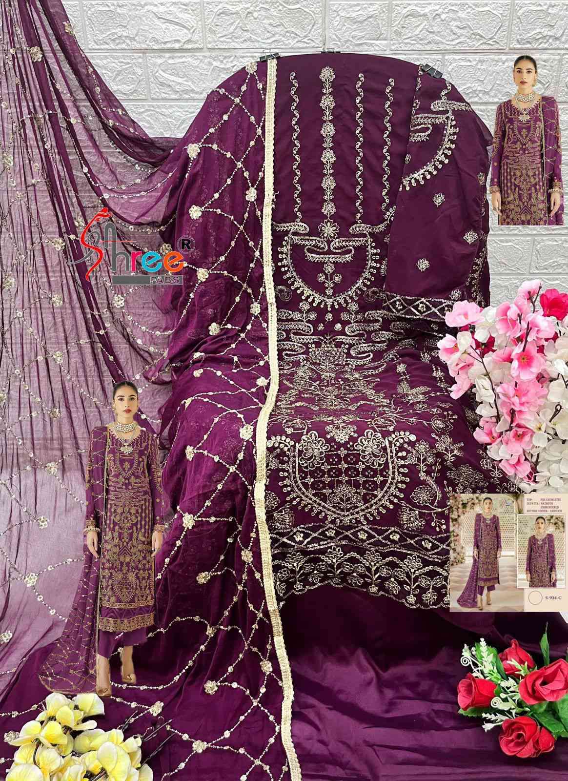 Shree Fabs Heavy Embroidered Pakistani Salwar Suit view 2