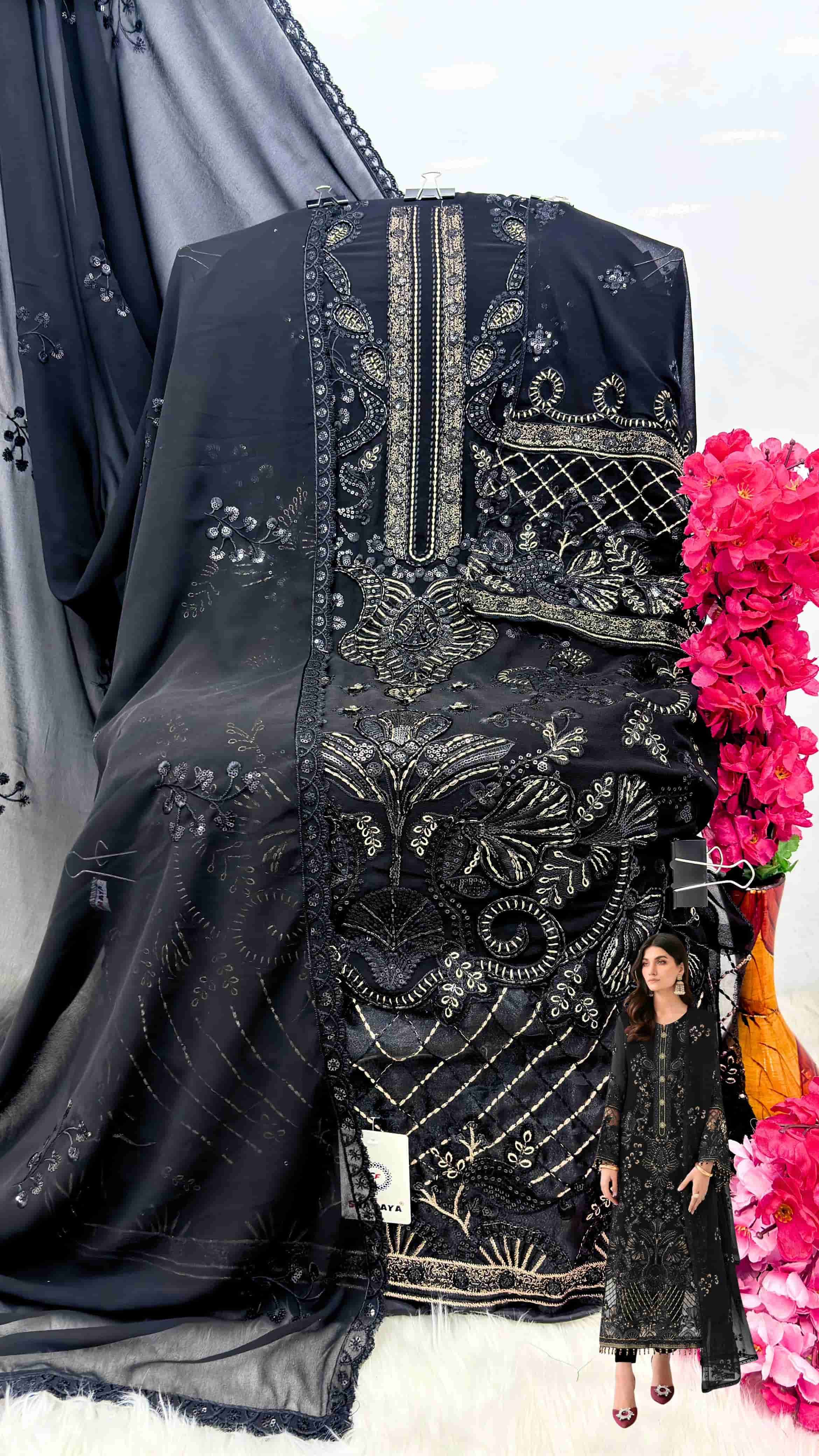 Shanaya S 170 colors pakistani suit view 3