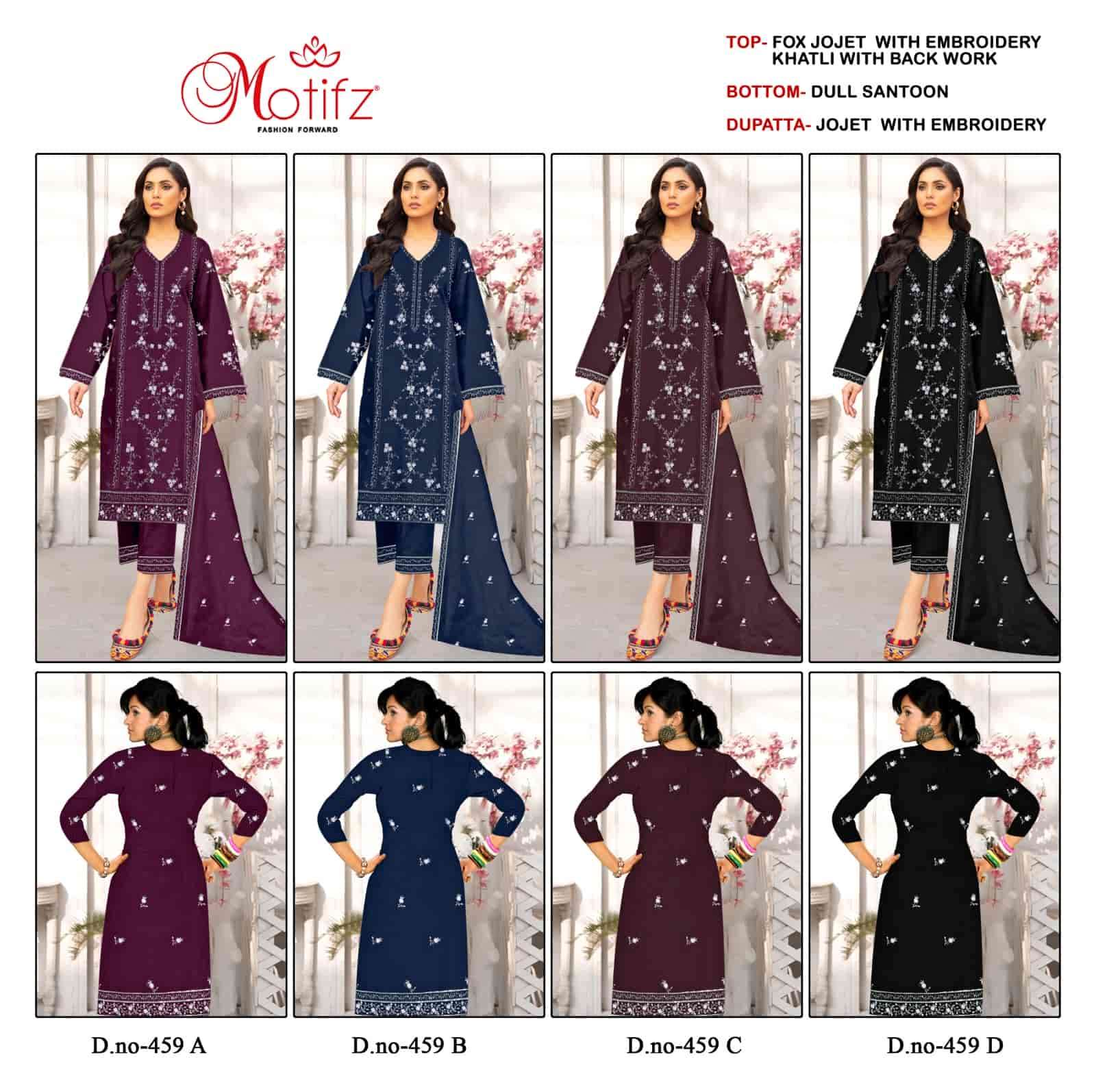 Motifz 459 Colors Festive Wear Style Latest Designer Pakistani Salwar Suit Collection view 4