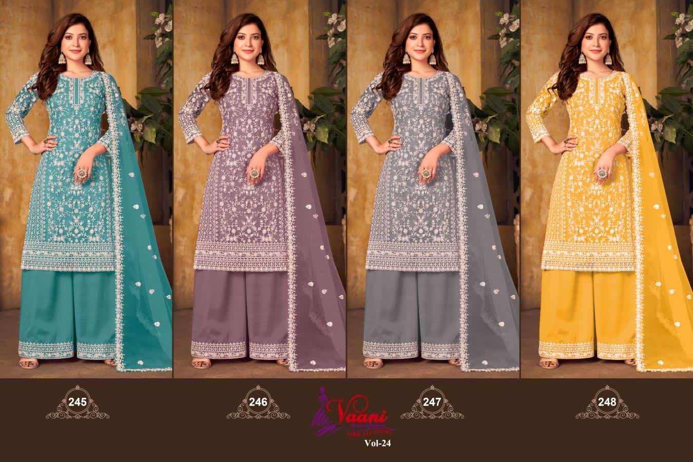 Twisha Vaani Vol 24 Heavy Designer Suit view 4