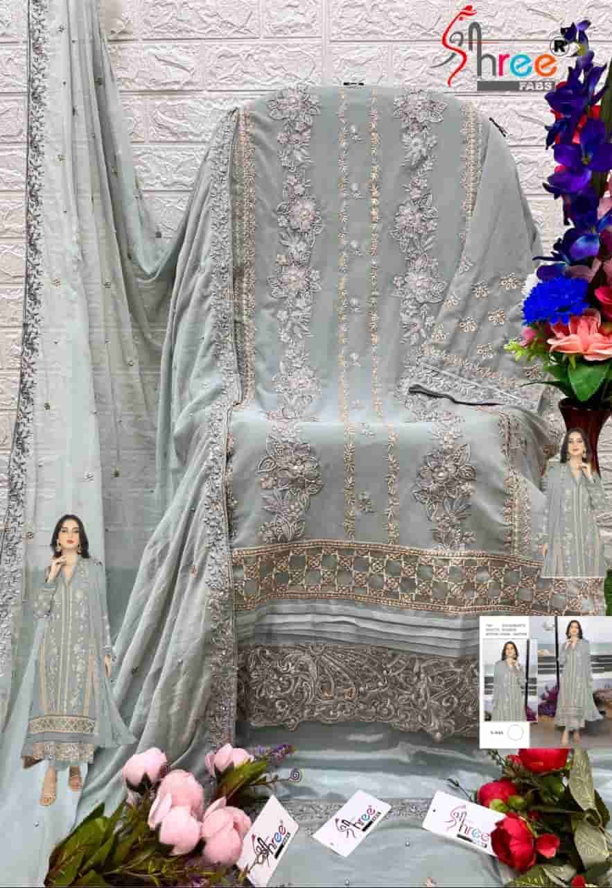 Pakistani Heavy Designer Party Wear Suit view 9