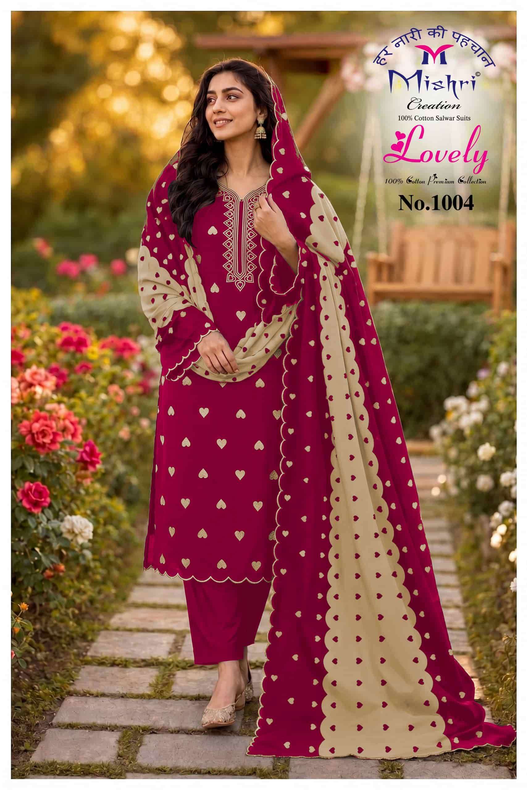 Mishri Lovely Printed Cotton Salwar Suit view 4