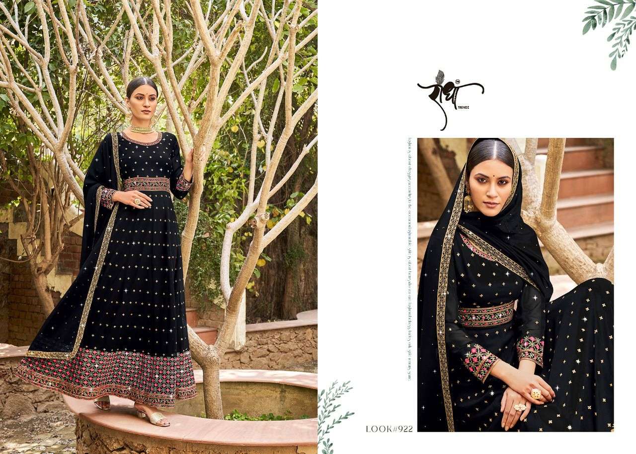 Radha Trends Floral Anarkali Suit view 4