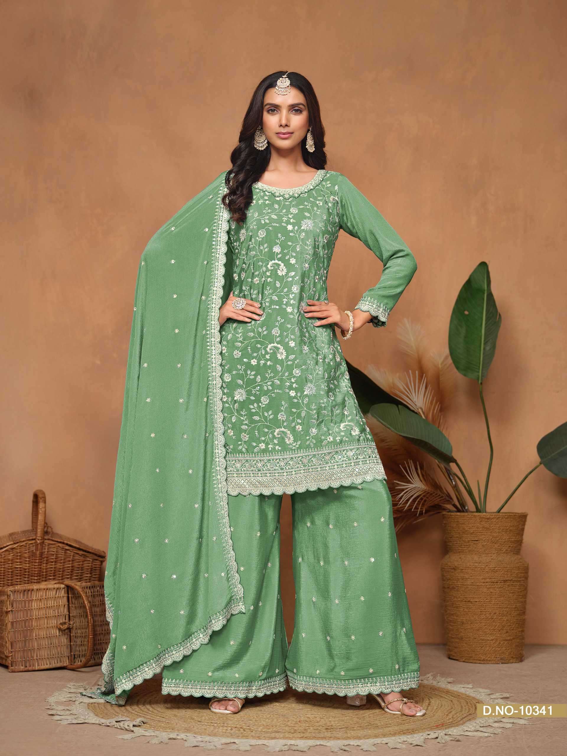 Anjubaa Vol 34 10341 To 10344 Series Suit view 2
