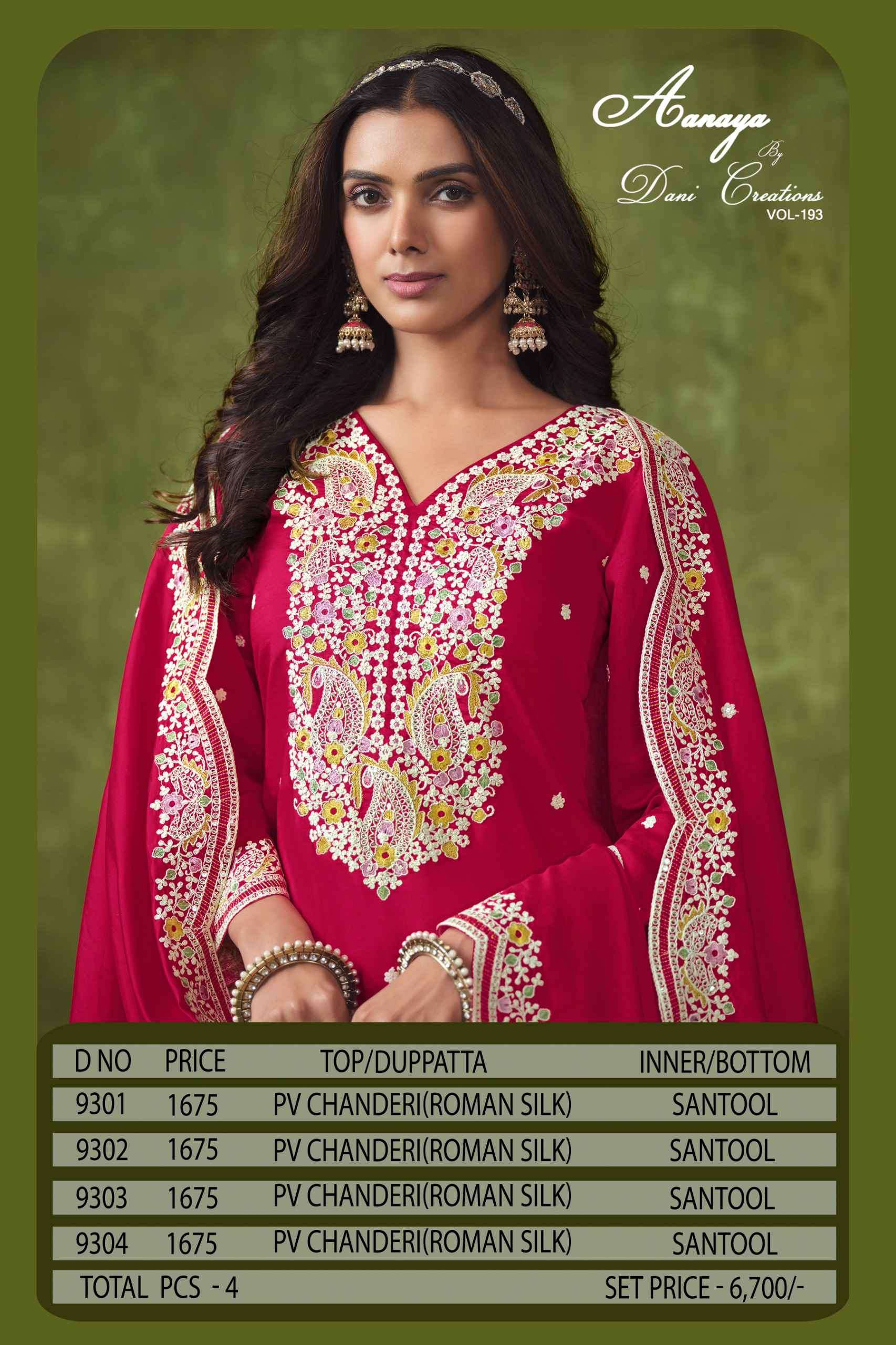 Aanaya Vol 193 Partywear Designer Ladies Suit view 9
