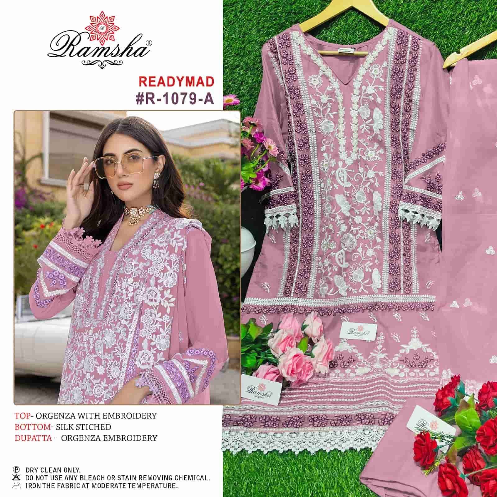 Ramsha R 1079 Colors Pakistani Party Wear Style Designer Readymade Suit Exporter view 2