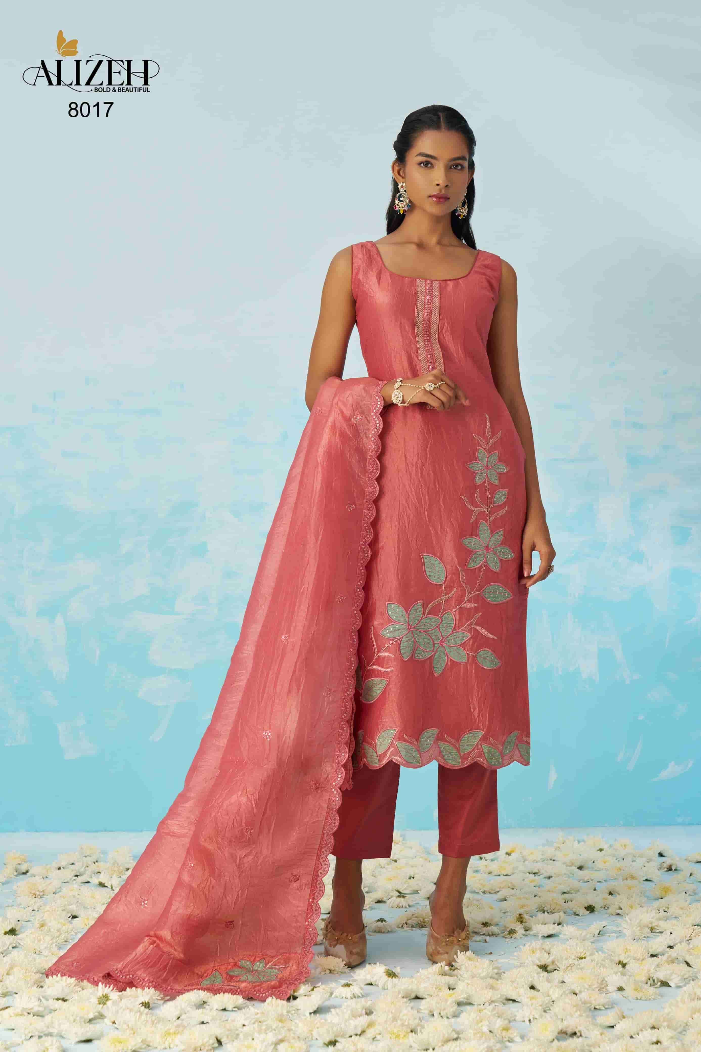 Alizeh Jasmine Fancy Crush Salwar Suit view 9